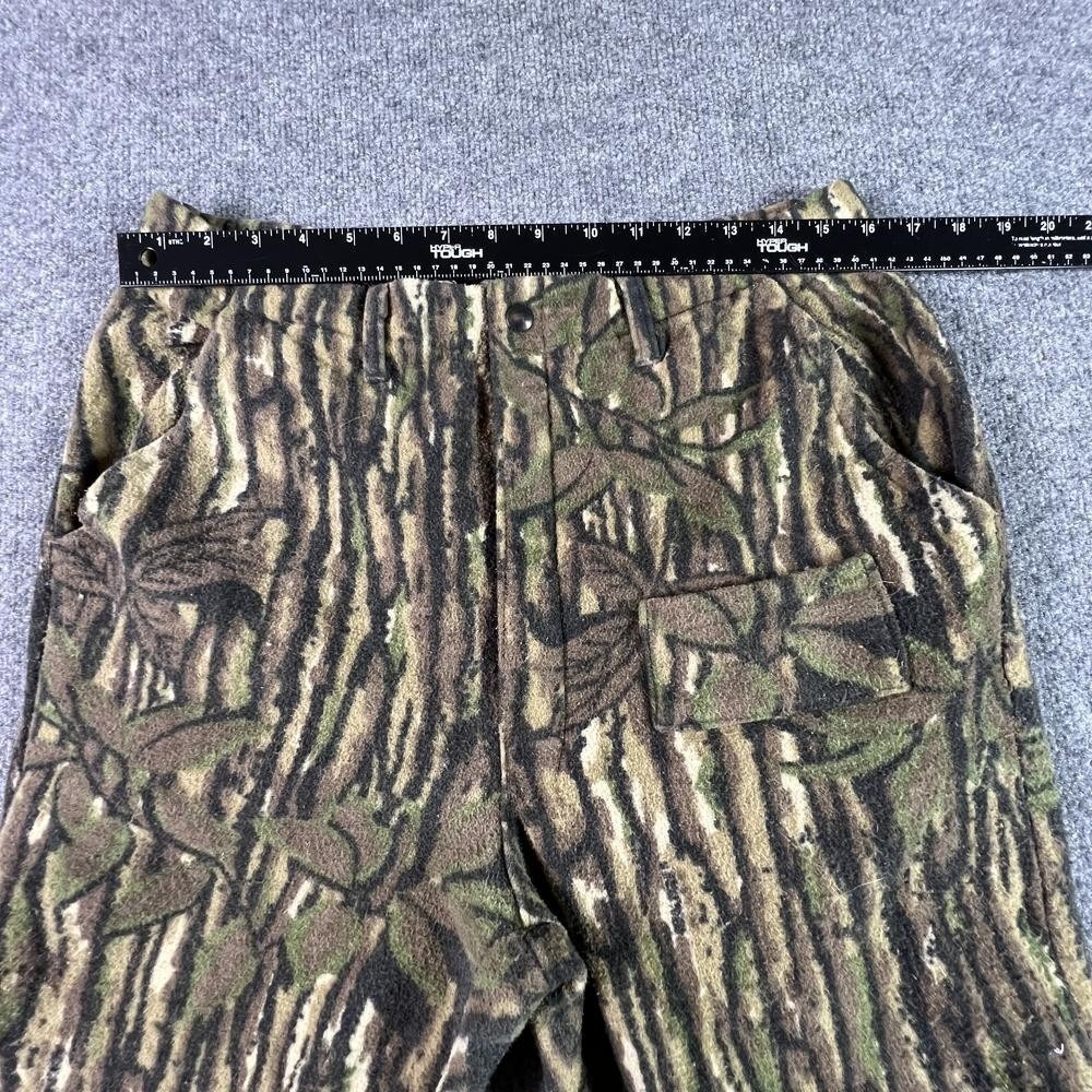 Vintage Walls Hunting Pant Mens 32x28 Green Straight Lined Tree-Bark Outdoor USA - Picture 2 of 16